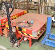 Somers Lift Table Hand Truck L1830 x W1000 x H1230mm.