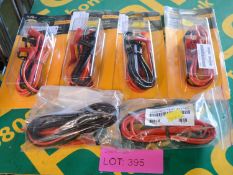 6x Fluke TL75-1 0,2 mm Probe & Test Lead Sets.