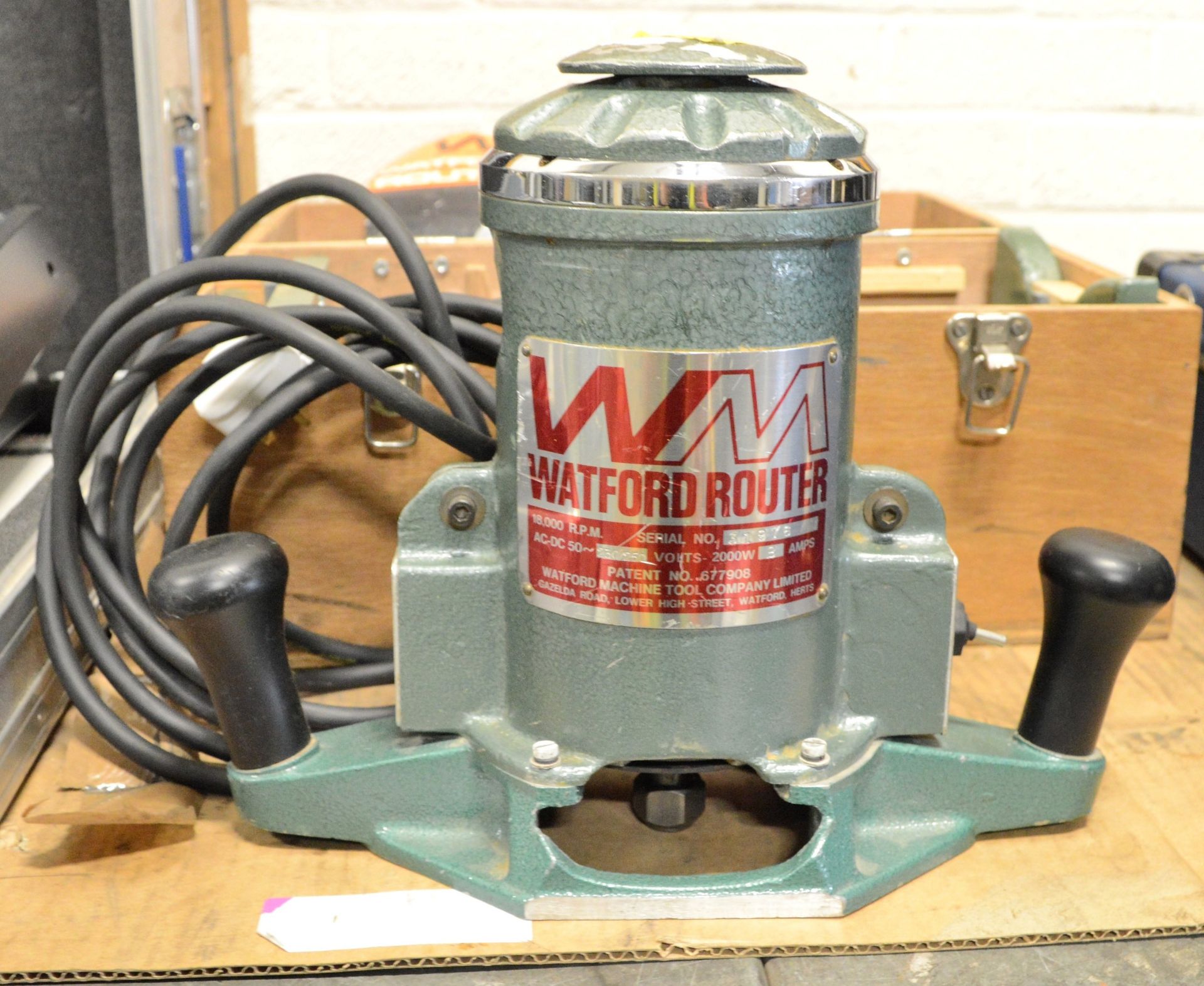 Watford 31976 Router 240V in a Wooden Box. - Image 3 of 3