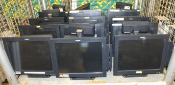 12x Toshiba flat screen monitors