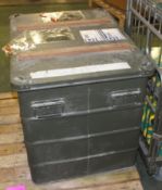 Aluminum heavy duty transit case 790x600x620