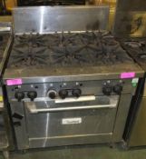 AS SPARES OR REPAIRS - Garland 6 range cooker