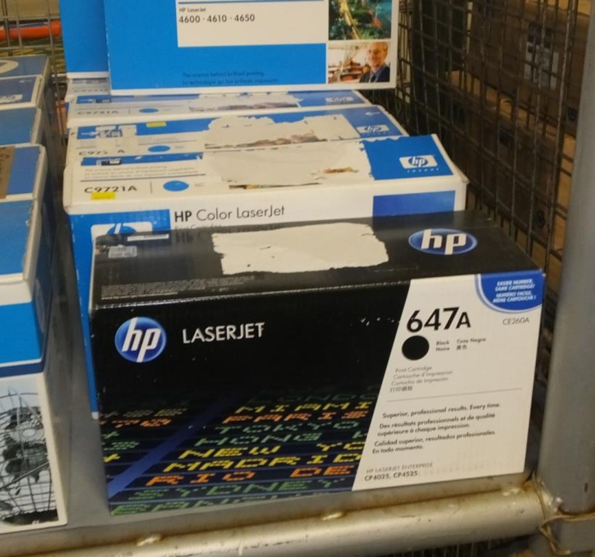 HP 647A CE260A Laserjet Print Cartridge Black, 5x HP 10A Q2610A Laserjet Print Cartridge, - Image 4 of 4