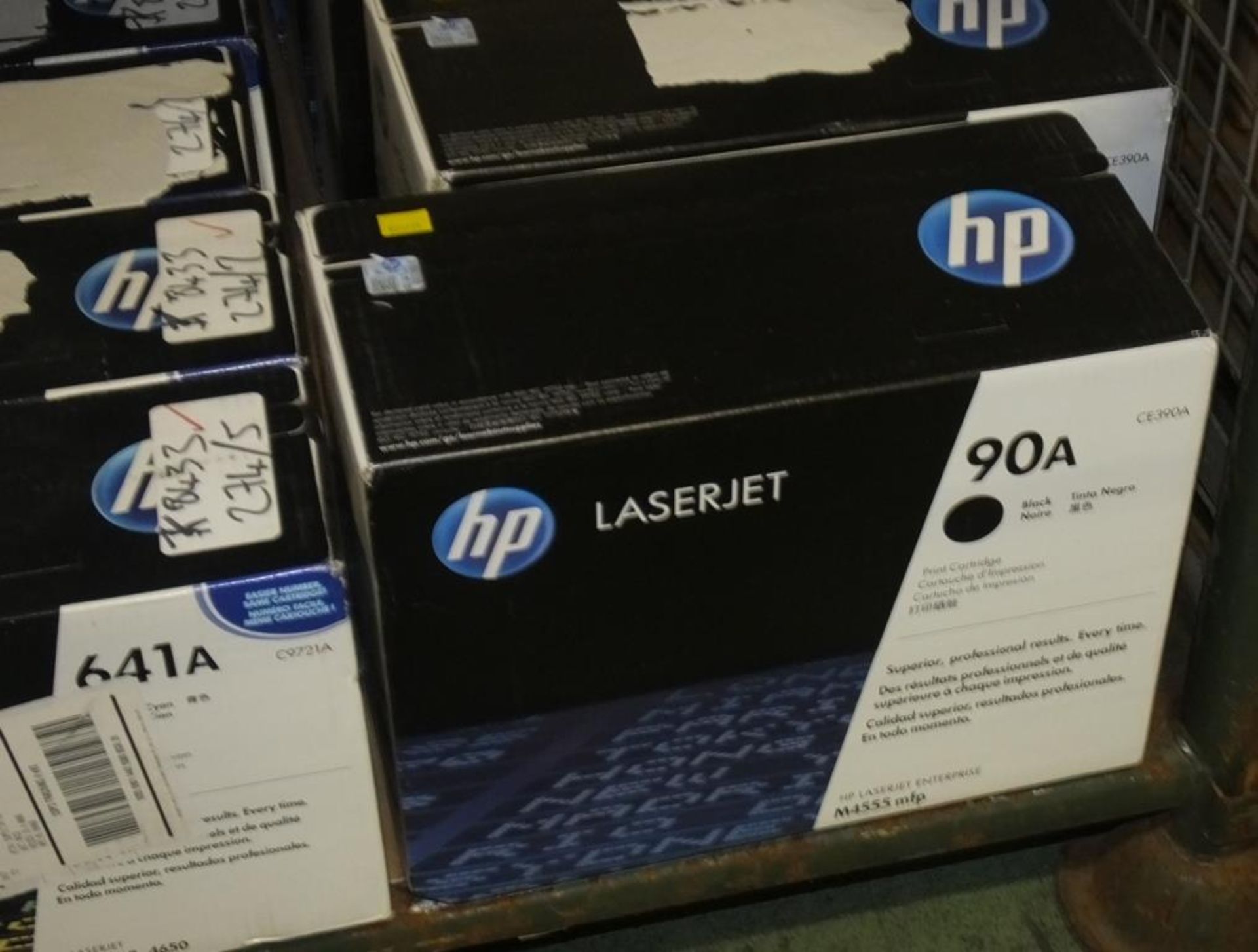 6x Hp 90A CE390A Laserjet Print Cartridge Black, 5x HP 641A C9721A Laserjet Print Cartridg - Image 2 of 3