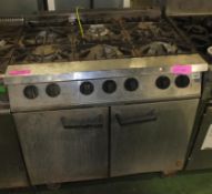 AS SPARES OR REPAIRS - Falcon 6 range cooker