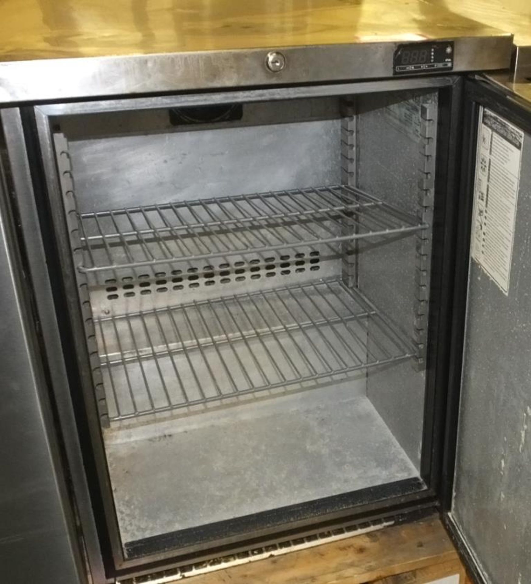 AS SPARES OR REPAIRS - Fosters under counter fridge - Image 2 of 2
