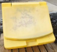 Plastic Yellow Grit Bins