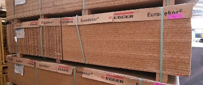 28x EEGER Eurodecker chip board panels.