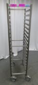 Hupfer mobile tray rack