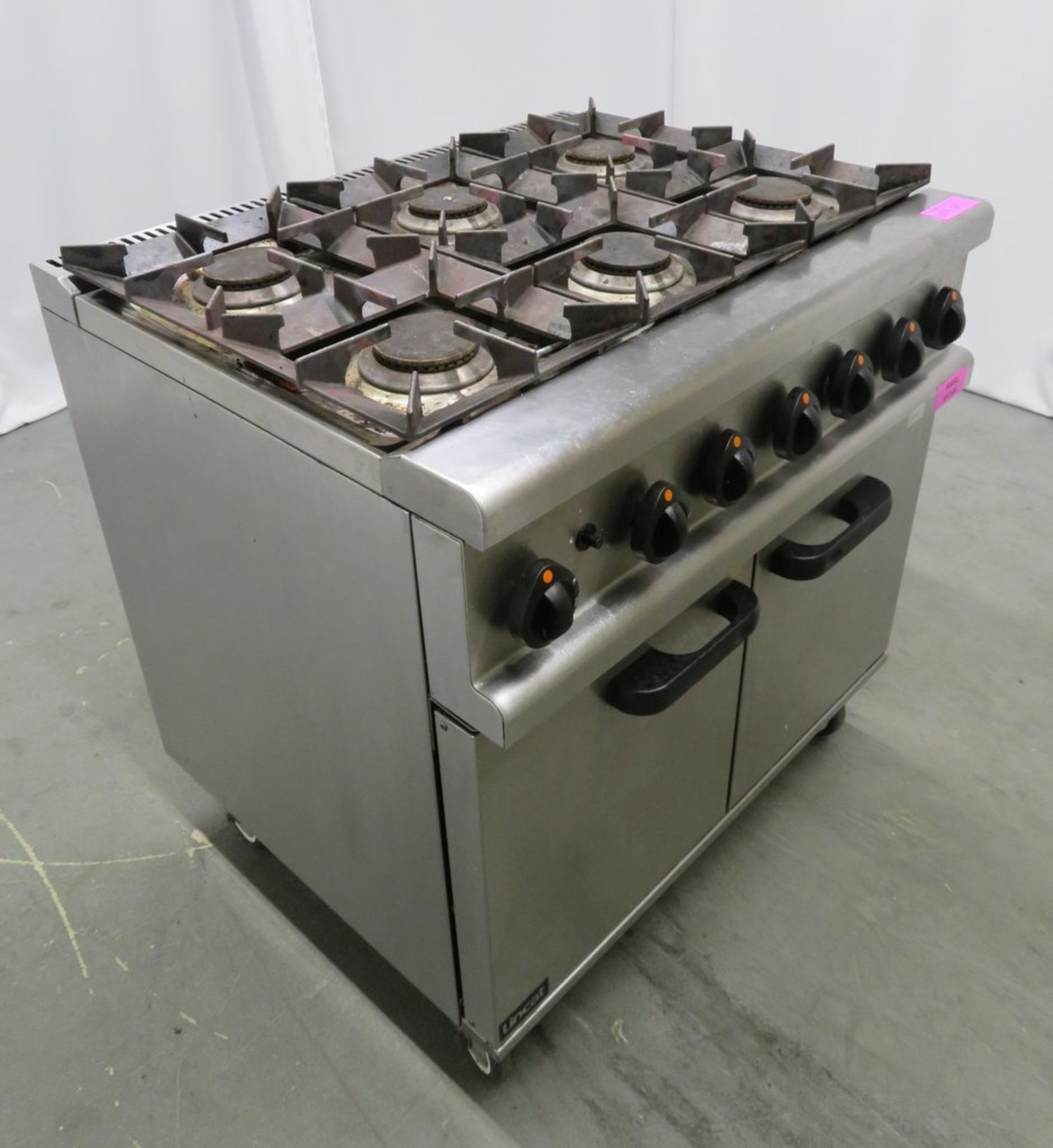 Lincat OG7002 6 burner range oven, natural gas - Image 2 of 9