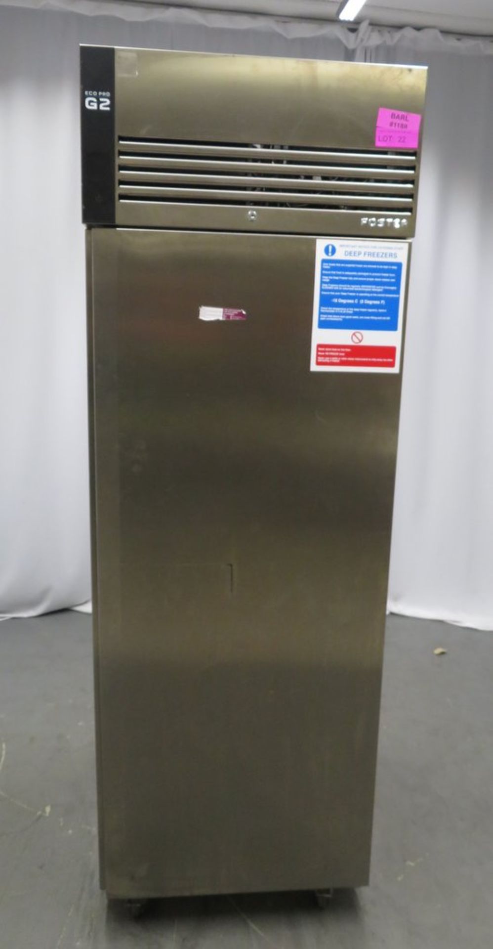 Foster ECO PRO G2 EP700L single door upright freezer, 1 phase electric