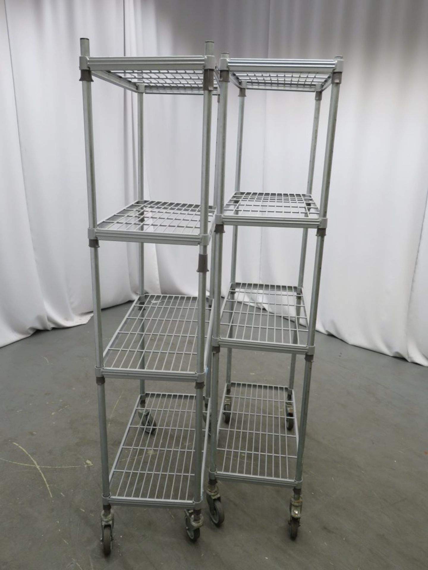 2x 4 Tier portable kitchen storage racks. 770x400x1800mm - Image 2 of 2