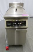 Heavy duty induction single tank fryer, 3 phase electric, demo use only