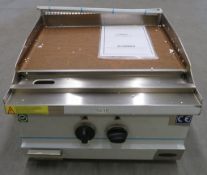 Heavy duty countertop induction smooth griddle, 1 phase, new