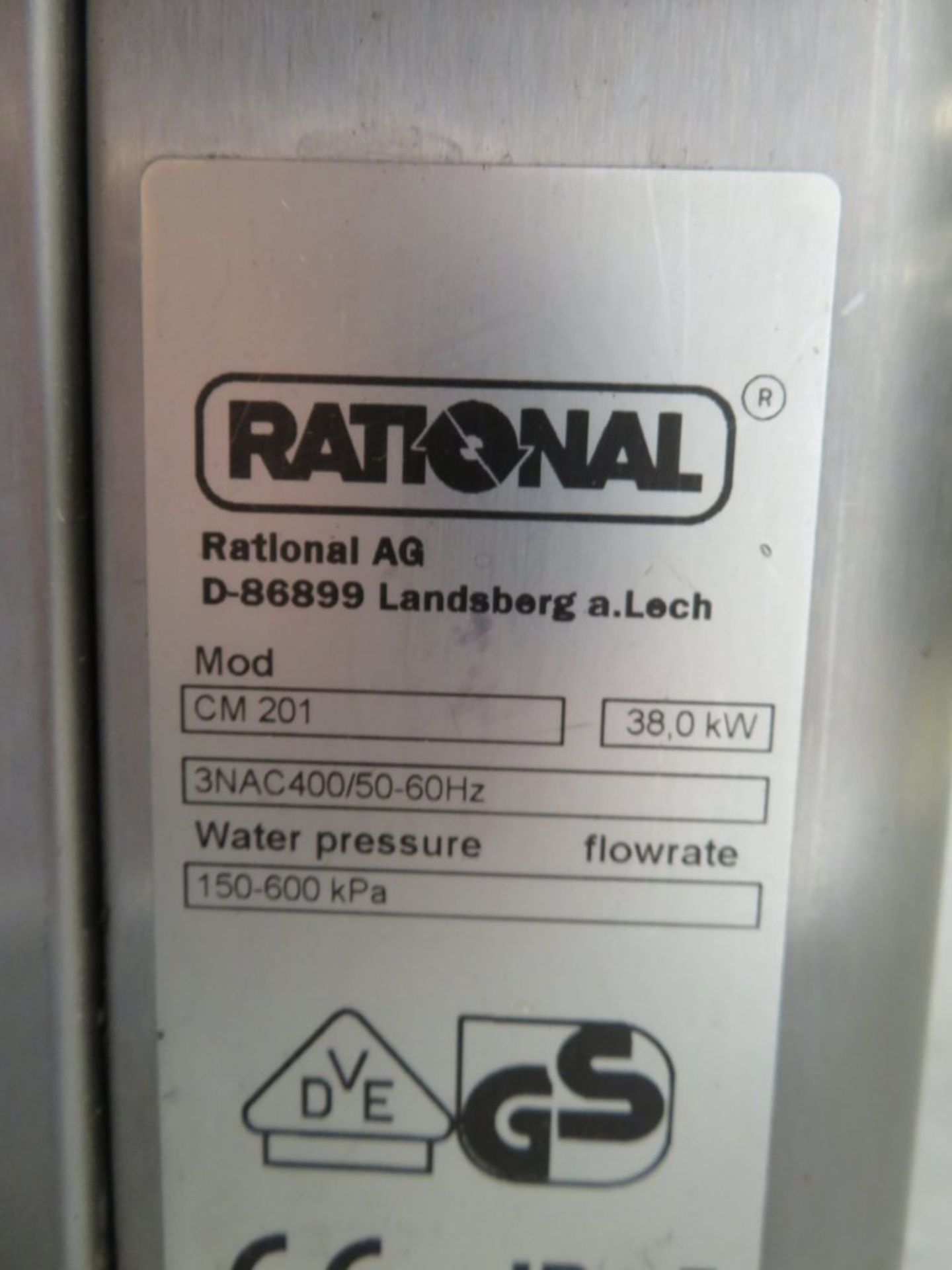 Rational CM 201 Combi-Dampfer 20 grid combi oven, 3 phase electric - Image 11 of 12