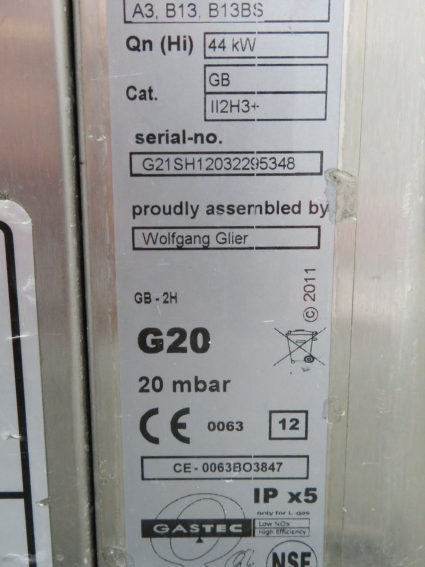 Rational SCC WE 201G 20 grid combi oven, natural gas - Image 10 of 14