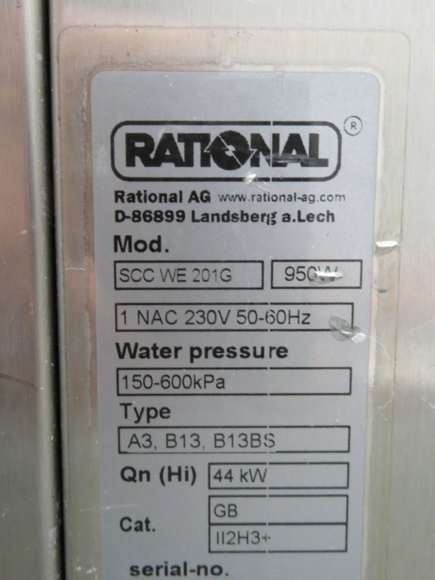 Rational SCC WE 201G 20 grid combi oven, natural gas - Image 9 of 14