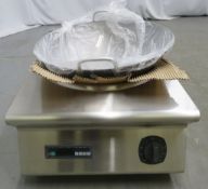 Heavy duty countertop induction wok, 1 phase, new