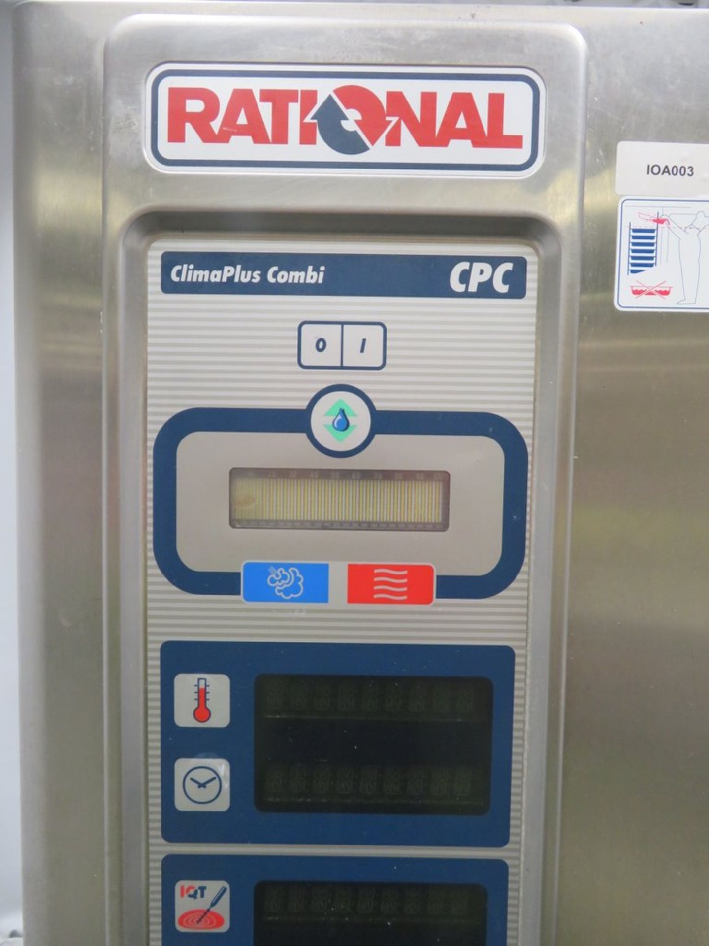 Rational CPC 101 ClimaPlus 10 grid combi oven, 3 phase electric