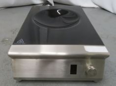 4x induction countertop woks, 1 phase electric, new