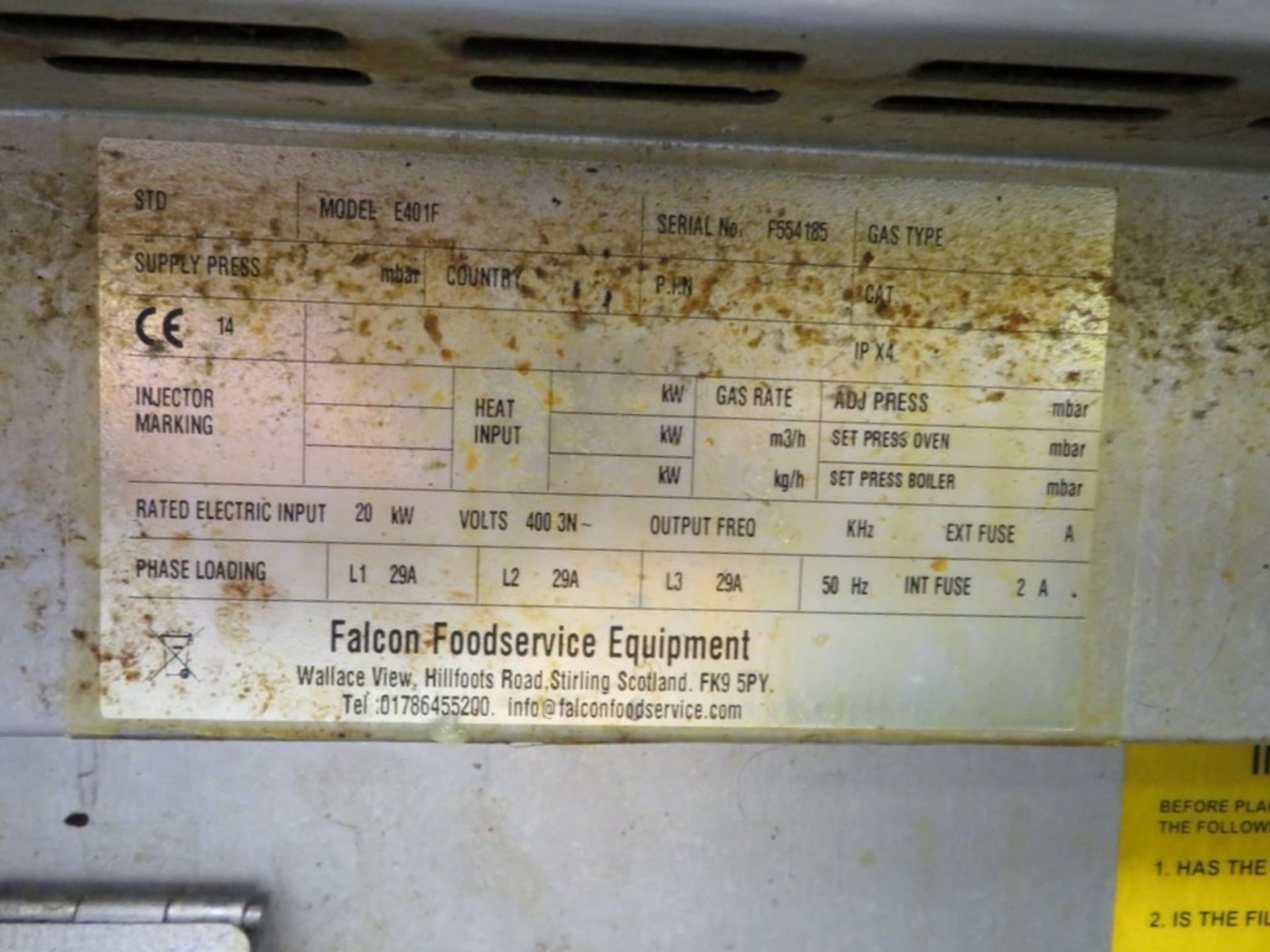 Falcon single tank fryer, 3 phase electric - Image 7 of 8