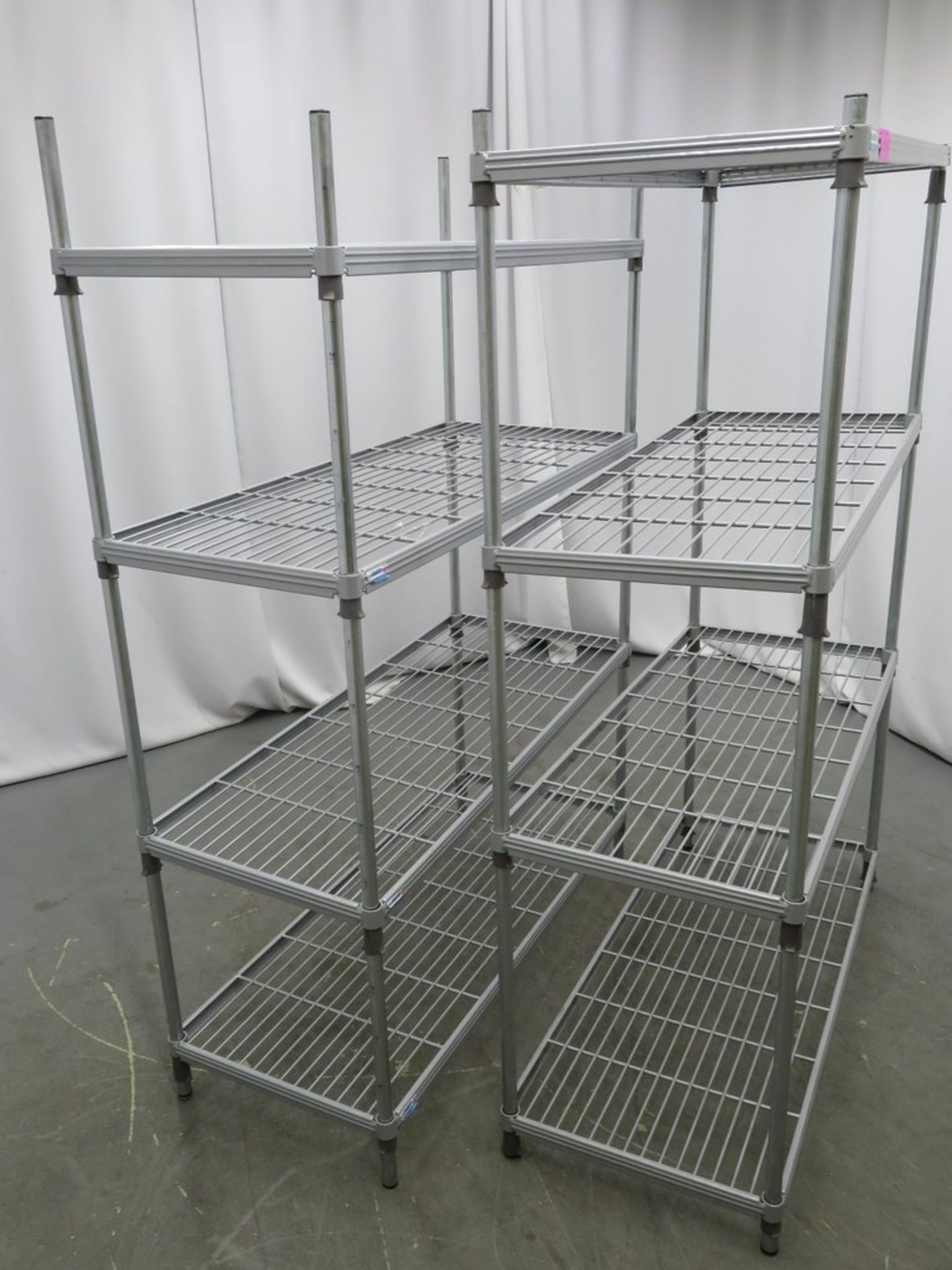 2x 4 Tier kitchen storage racks. 1170x500x1700mm - Image 2 of 3