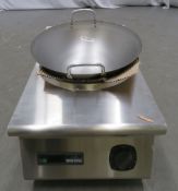 Heavy duty countertop induction wok, 1 phase, new