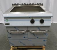 Heavy duty bain marie with cabinet, 1 phase, new