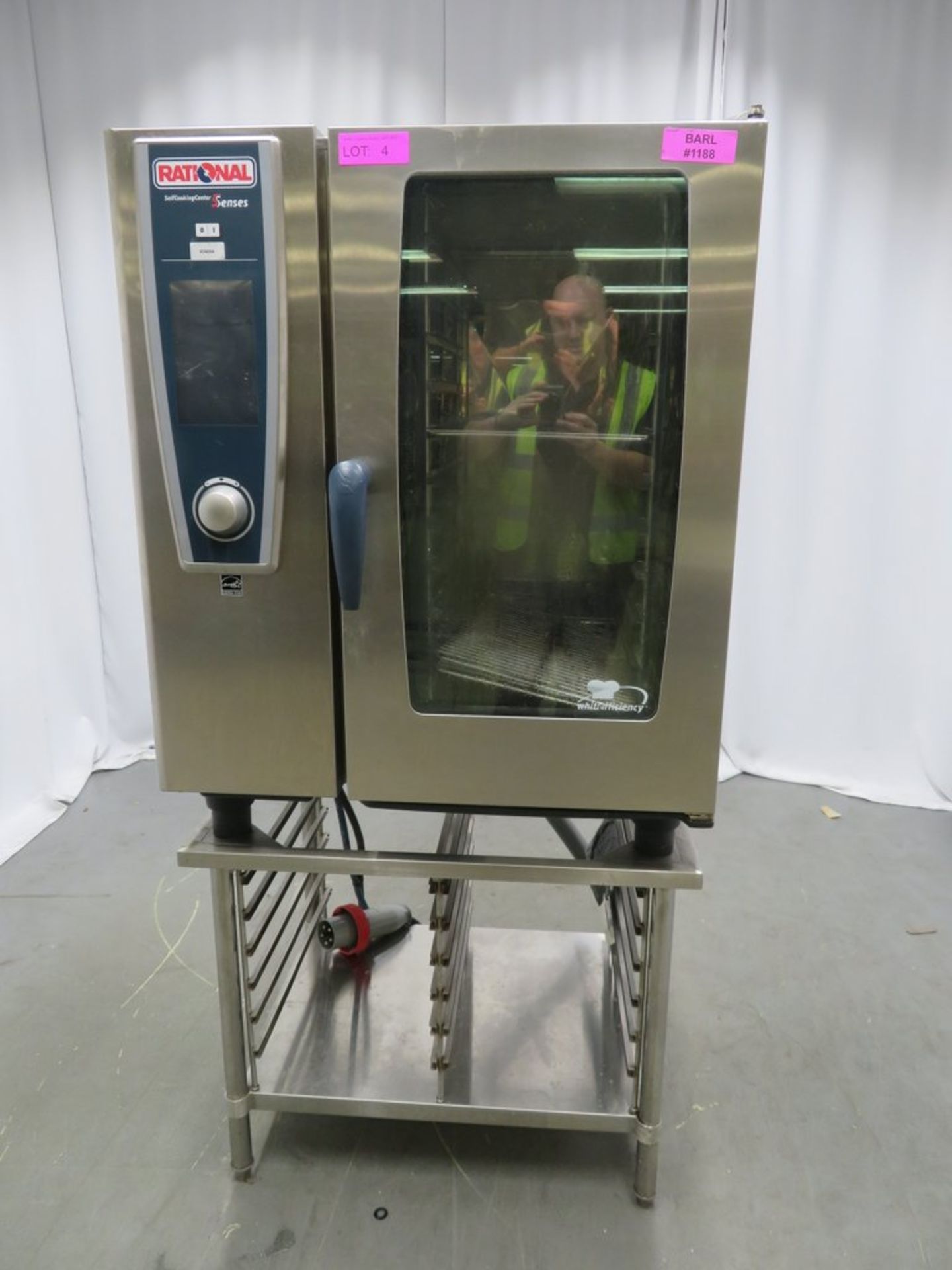 Rational SCC WE 101 5 senses 10 grid combi oven, 3 phase electric