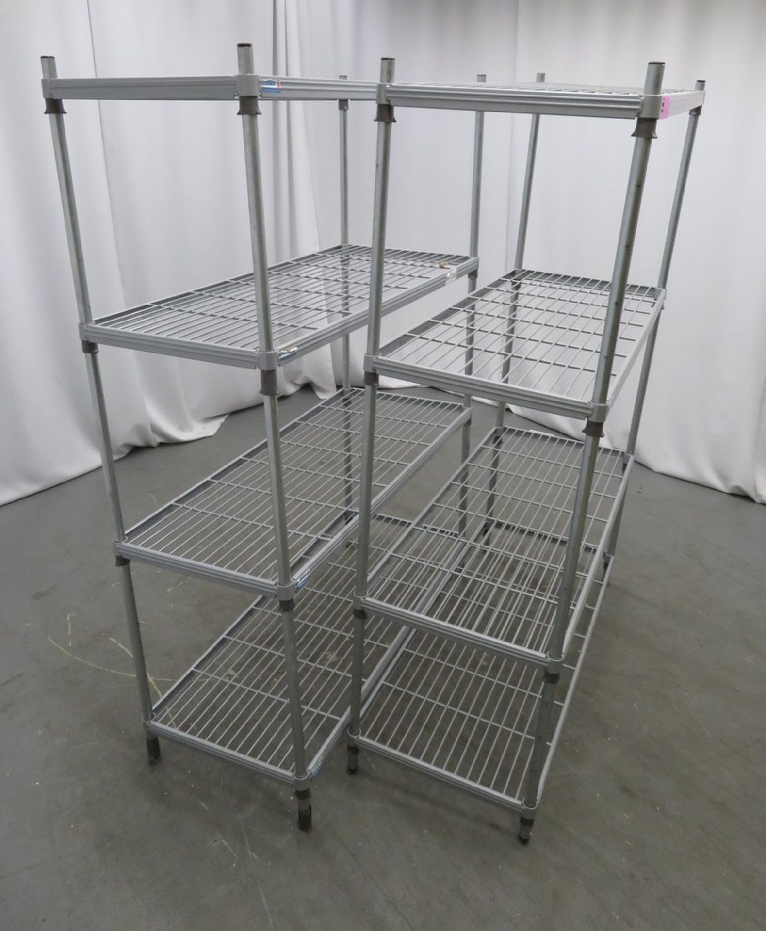 2x 4 Tier kitchen storage racks. 1170x500x1700mm - Image 2 of 2