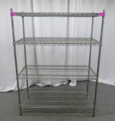 4 Tier kitchen storage rack. 1200x500x1620mm