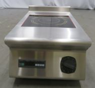 Single zone countertop induction range with touchpad control, 1 phase, new