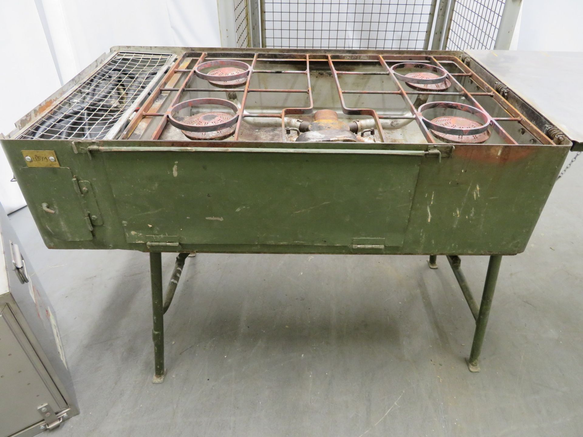 British Army No 5 field cooker & G1 No 5 hot box field oven set. - Image 4 of 24