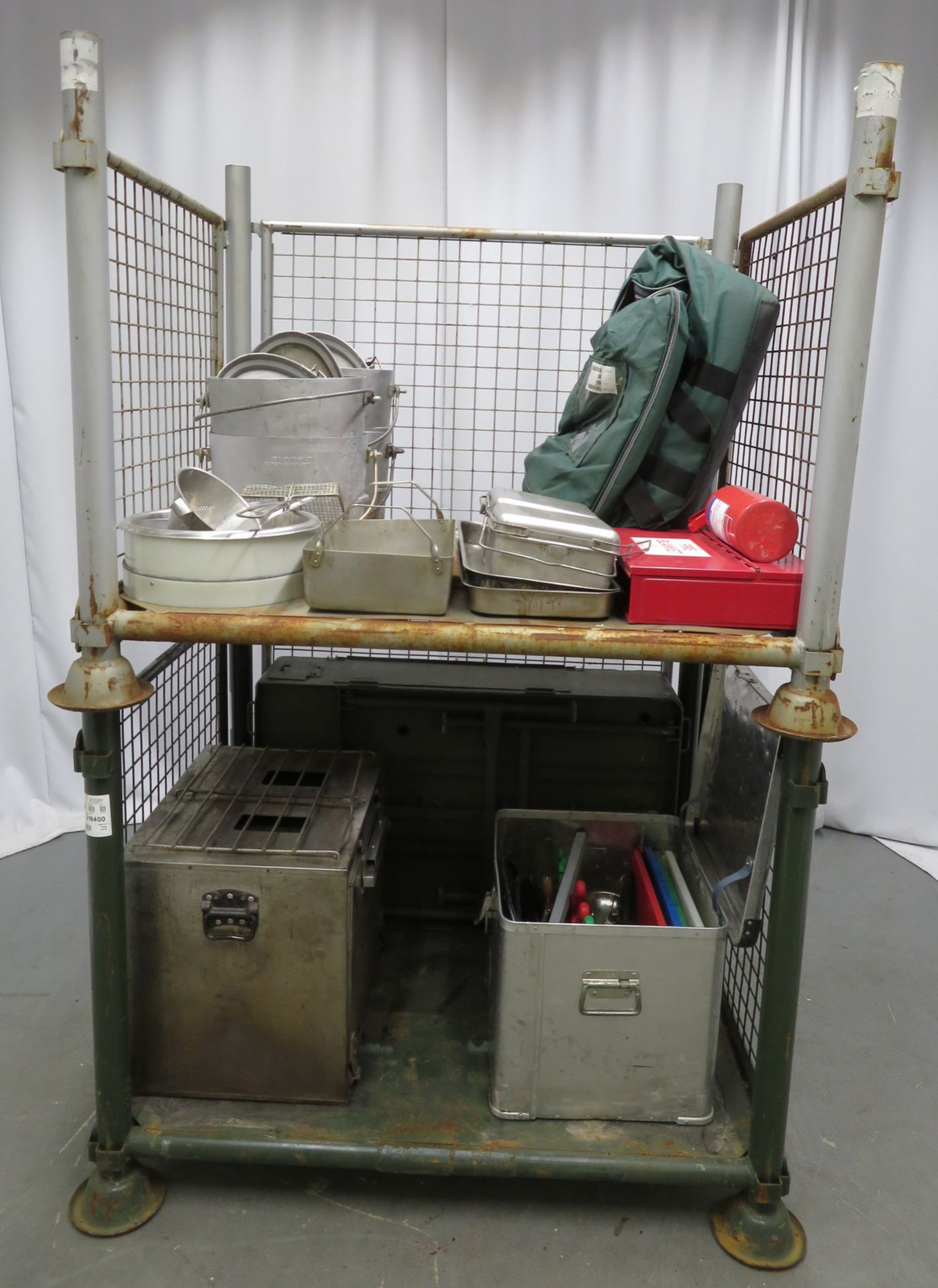 British Army No 5 field cooker & G1 No 5 hot box field oven set. - Image 2 of 19