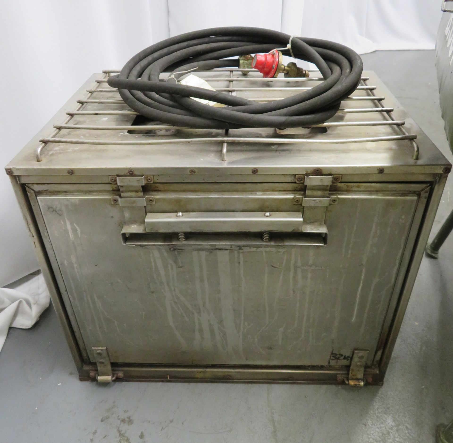 British Army No 5 field cooker & G1 No 5 hot box field oven set. - Image 6 of 16