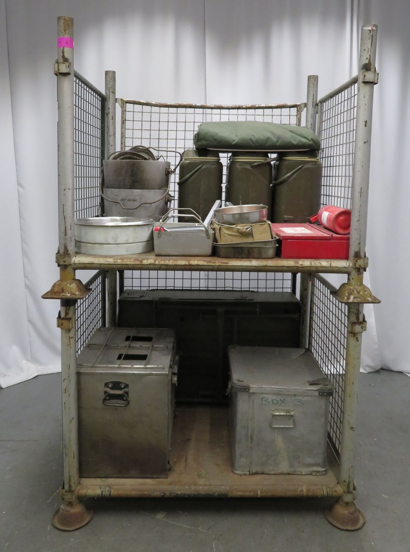 British Army No 5 field cooker & G1 No 5 hot box field oven set. - Image 2 of 18