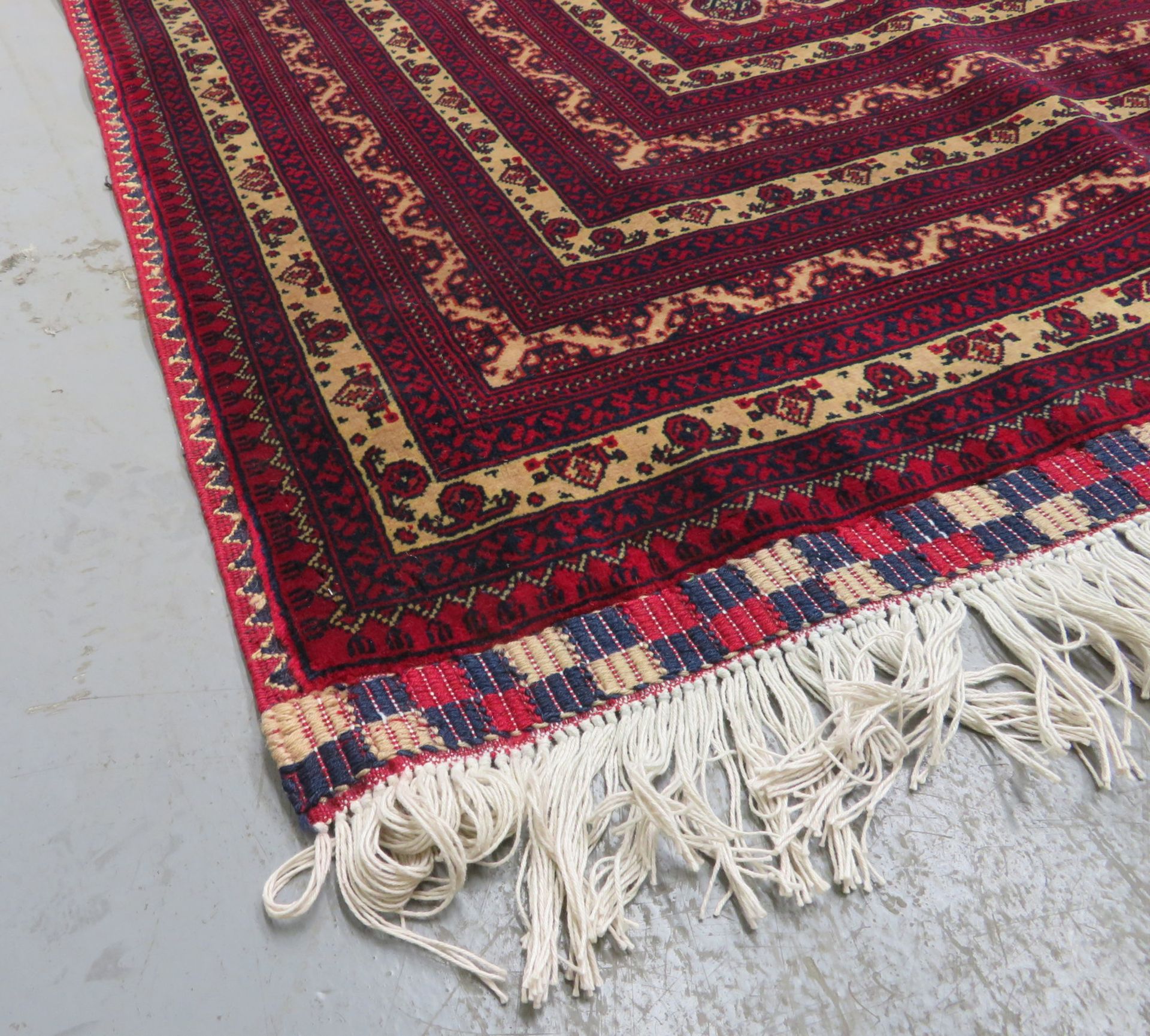 Khal Mohammadi 'Khawaja Roshnai' Afghan rug measures 3.5m L x 2.5m W - Image 6 of 13
