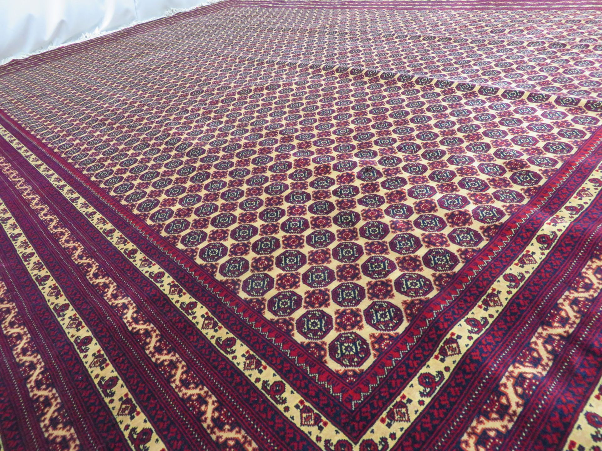 Khal Mohammadi 'Khawaja Roshnai' Afghan rug measures 3.5m L x 2.5m W - Image 3 of 13