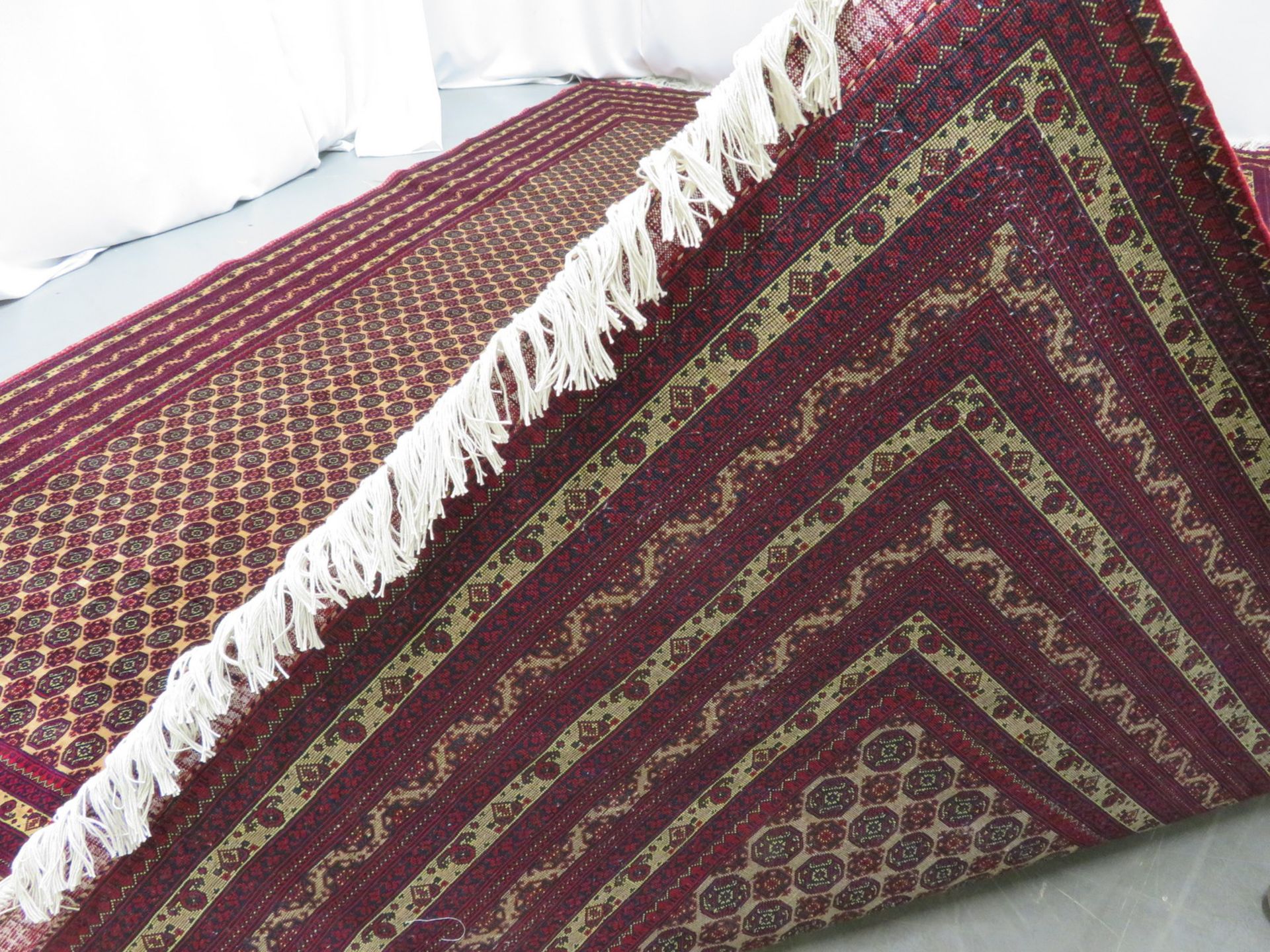 Khal Mohammadi 'Khawaja Roshnai' Afghan rug measures 3.5m L x 2.5m W - Image 10 of 13