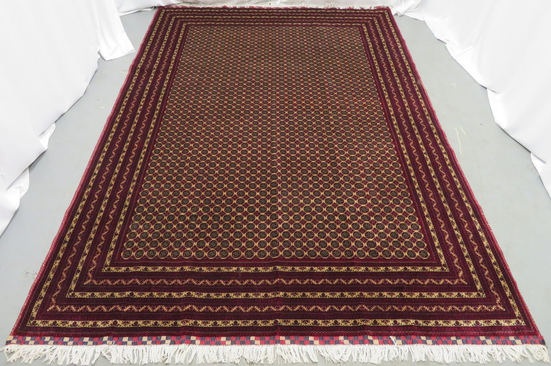 Khal Mohammadi 'Khawaja Roshnai' Afghan rug measures 3.5m L x 2.5m W - Image 2 of 13