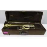 Bach Stradivarius model 42 trombone with case. Serial number: 28787.