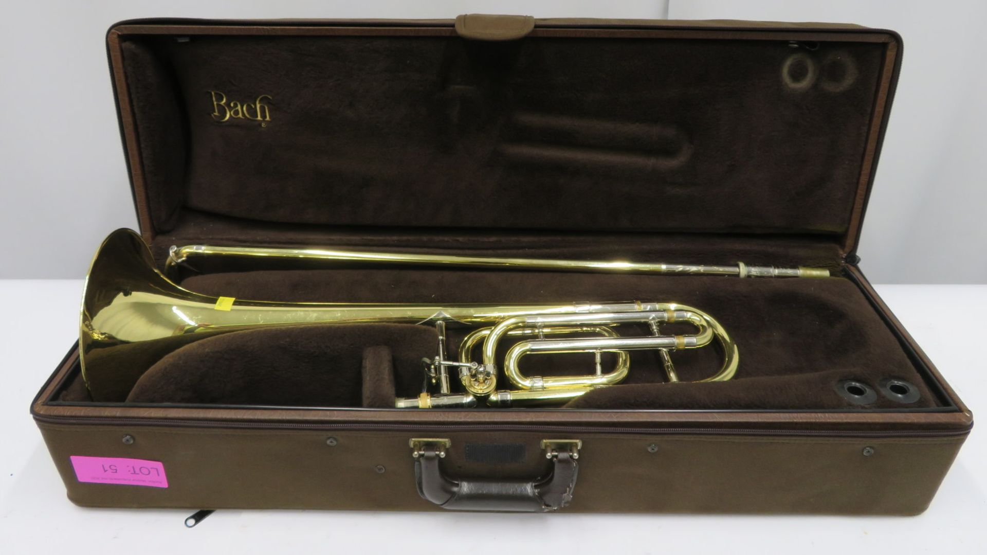 Bach Stradivarius model 42 trombone with case. Serial number: 28787.