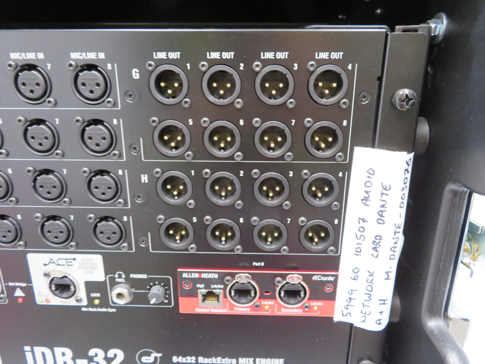 Allen & Heath iDR-32 audio mix rack. Serial number: IDR32X 315989. - Image 6 of 10