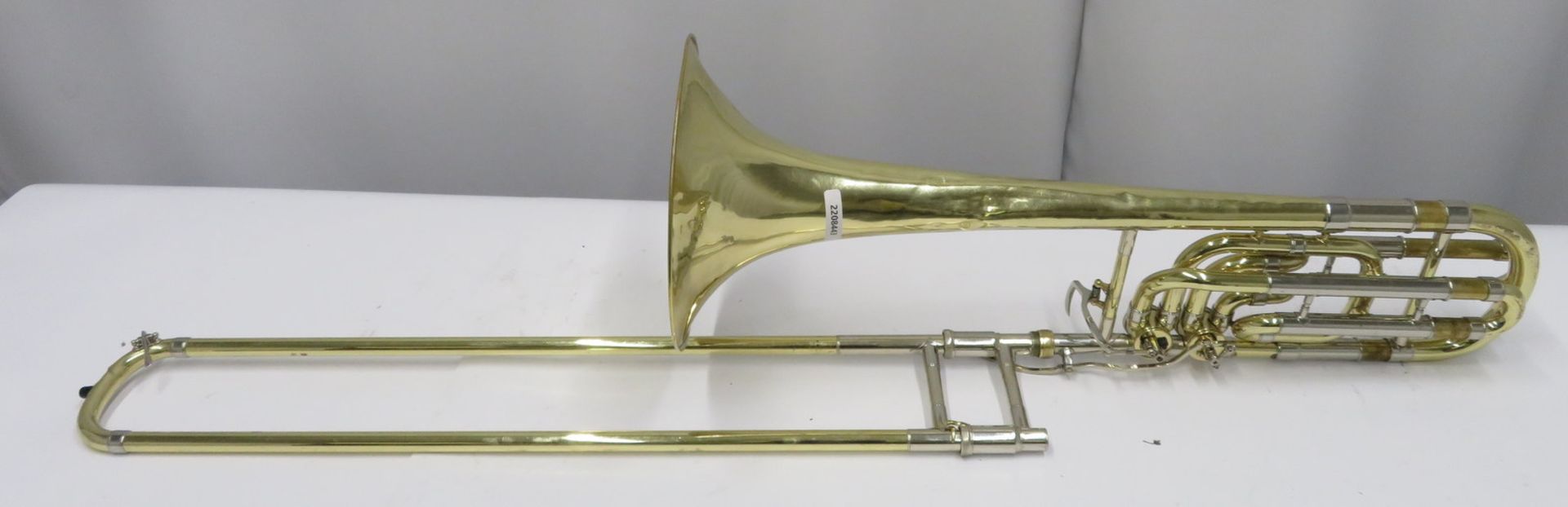 Bach Stradivarius model 50B bass trombone with case. Serial number: 85116. - Image 3 of 17