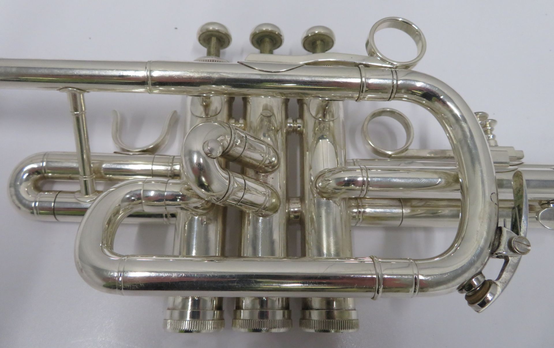 Besson BE706 International fanfare trumpet with case. Serial number: 885985. - Image 14 of 16