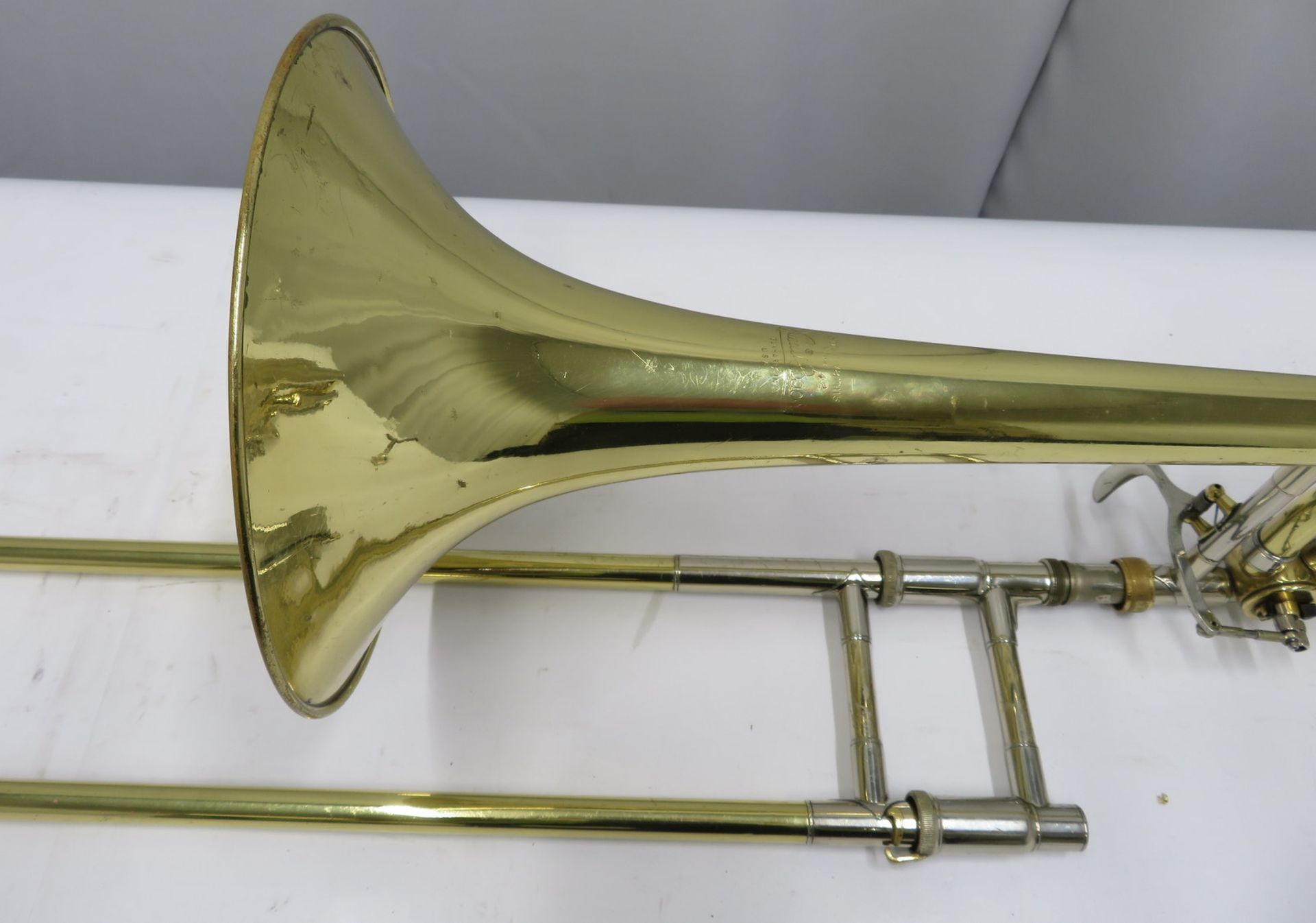 Bach Stradivarius model 42 trombone with case. Serial number: 98216. - Image 10 of 16