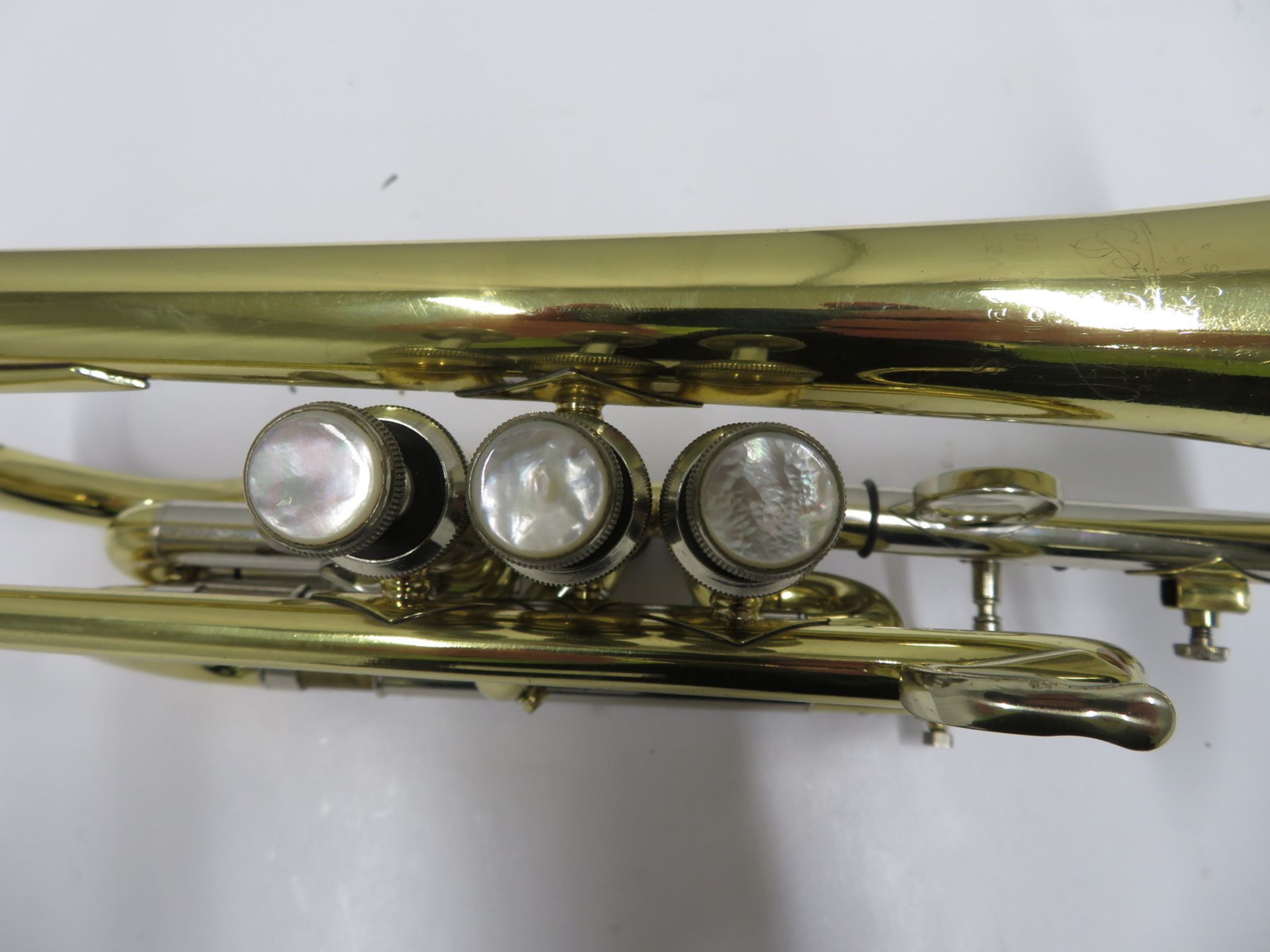 Bach Stradivarius model 184 cornet with case. Serial number: 509182. - Image 5 of 11