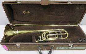 Bach Stradivarius model 42 trombone with case. Serial number: 23378.