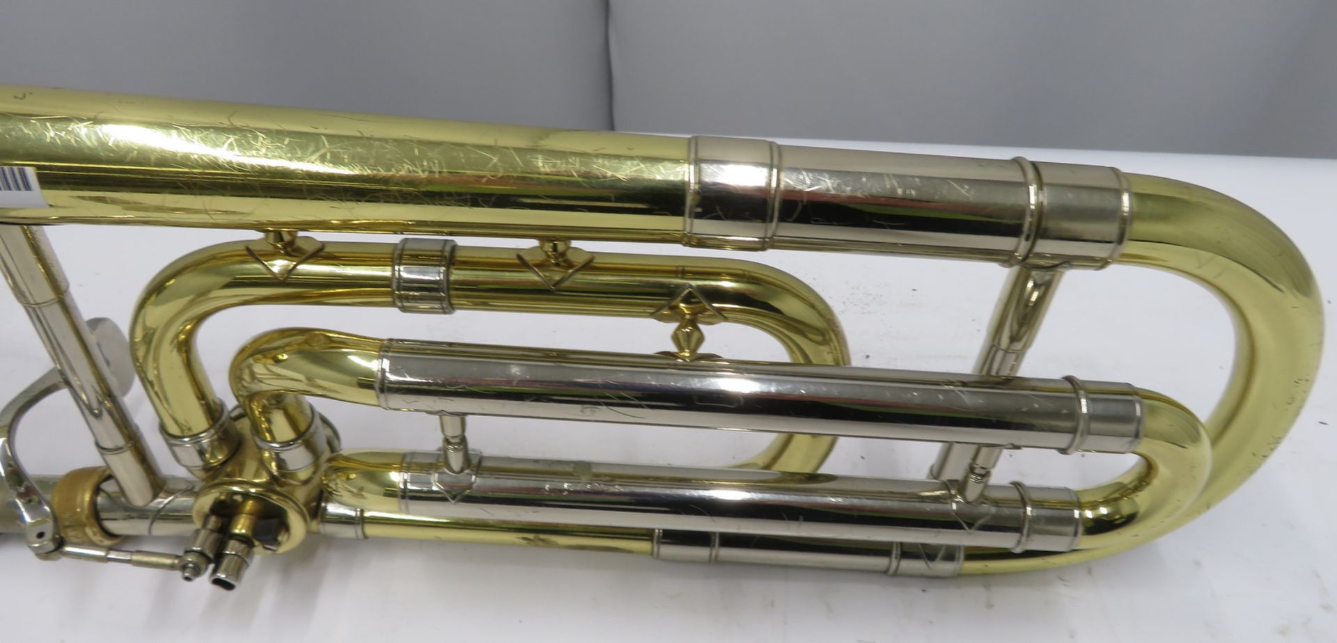 Bach Stradivarius model 42 trombone with case. Serial number: 98216. - Image 4 of 16