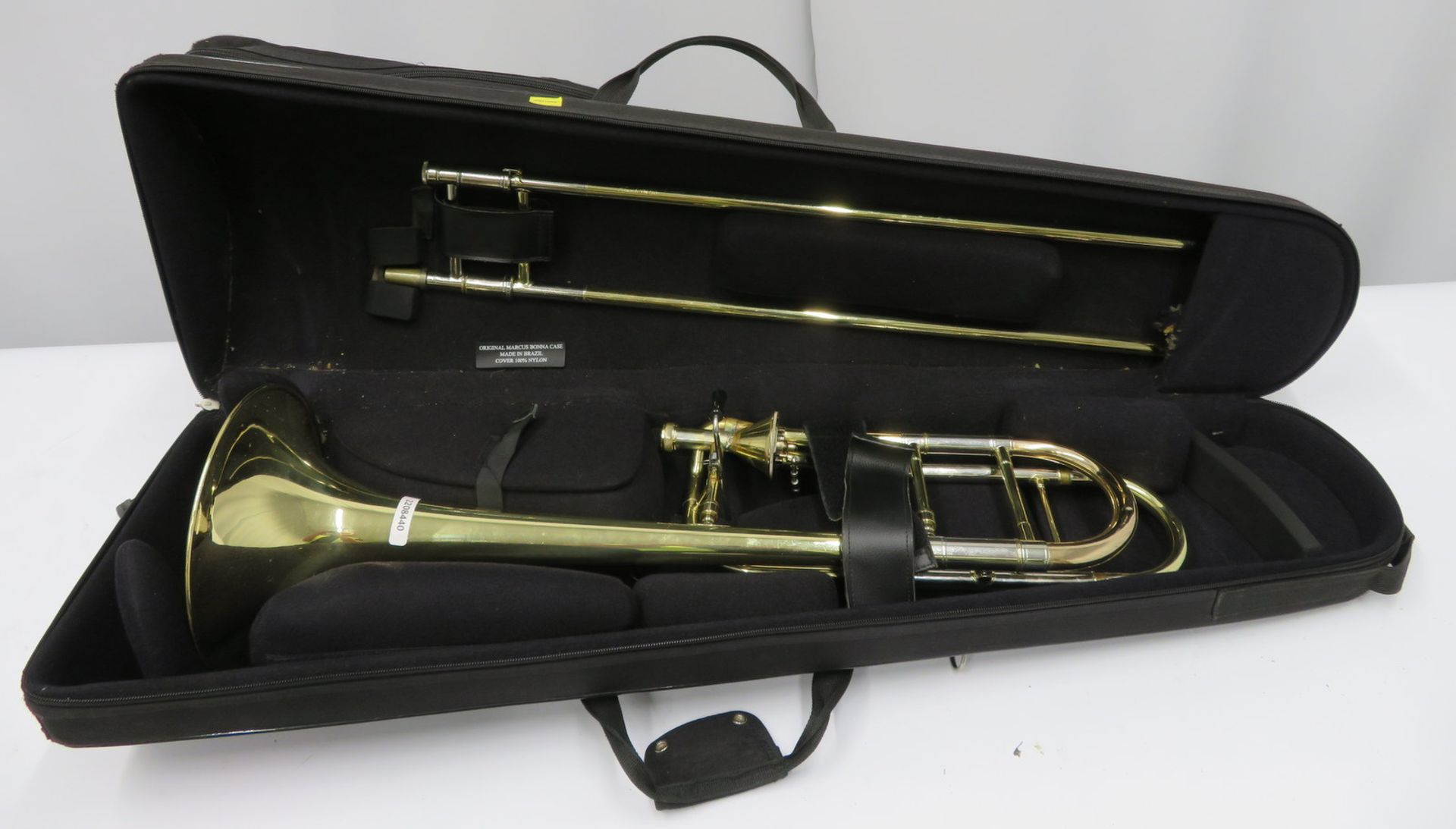 Edwards Instruments 321CF trombone with case. Serial number: 0801003.